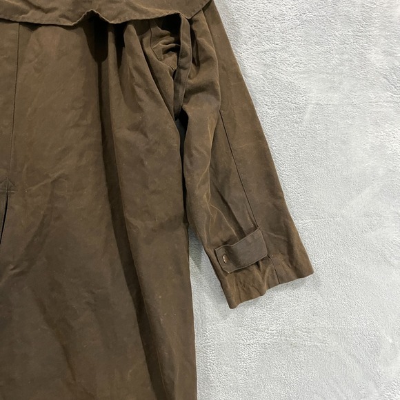 Sydney Oilskin Coat Mens 2XLCanvas Wax‎ Duster Equestrian Western Australian VTG - Picture 12 of 15